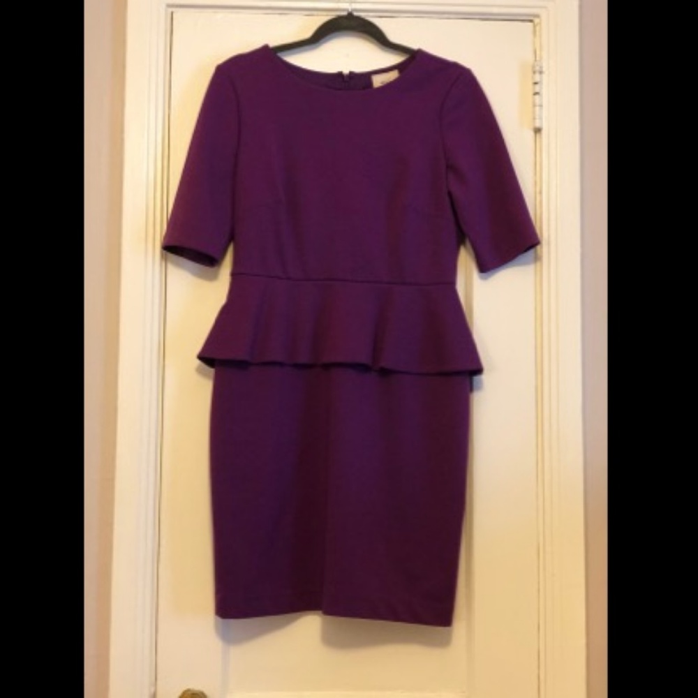 Peplum Knit Dress